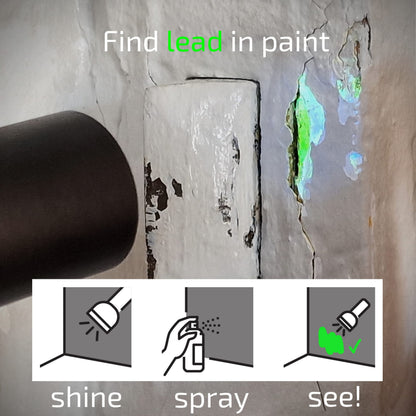 Steps to find lead in paint with Lumetallix